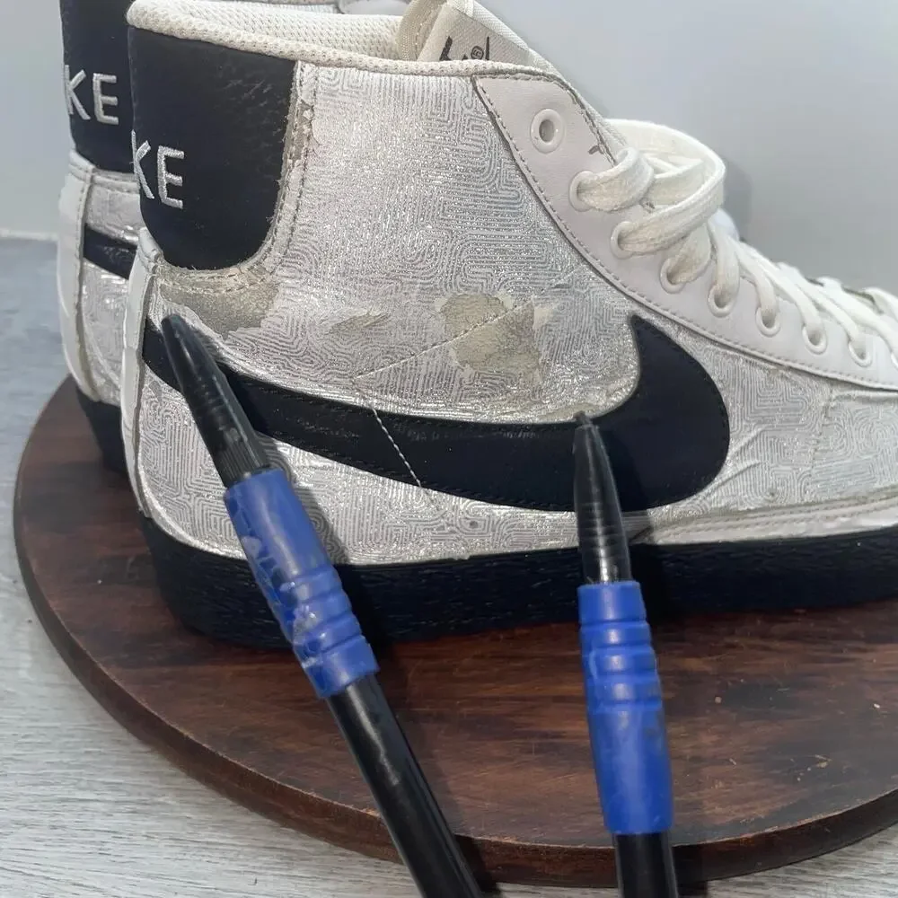 Nike Blazer High Top Mens Size 11 Blaze Shoes 316664-102 Sneakers *FLAWS*